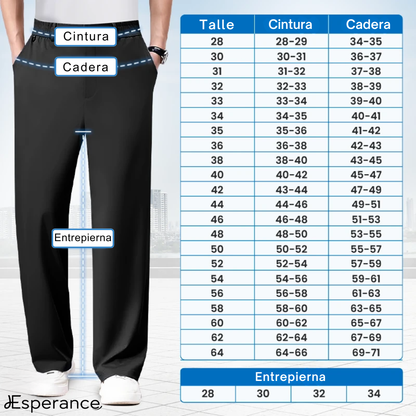 Pantalón casual flexible de seda helada Ultra Confort