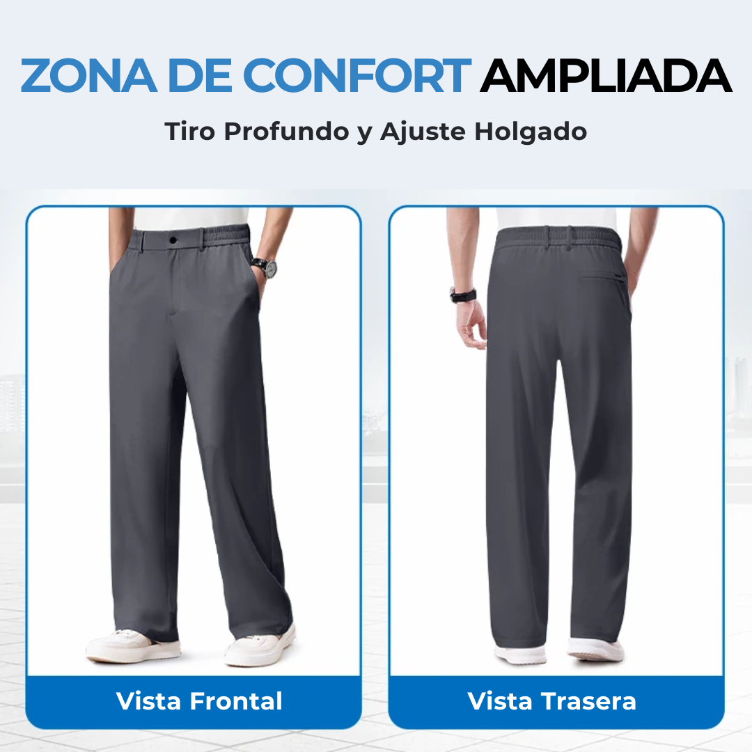 Pantalon casual flexible de seda helada Ultra Comfort