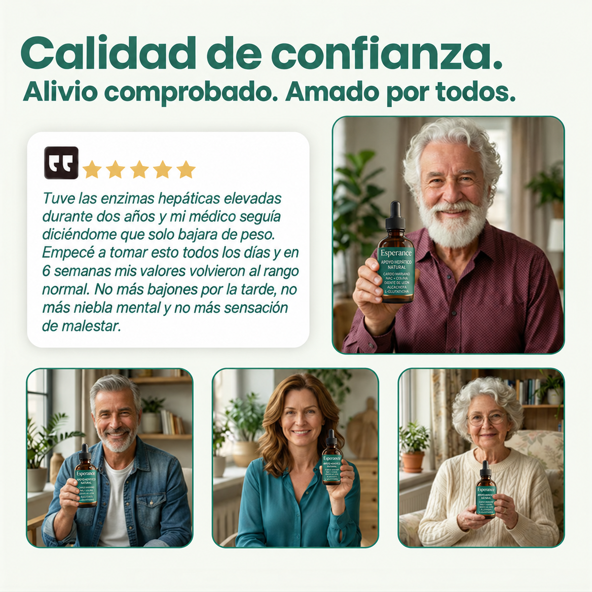 Esperance Apoyo hepático completo para restaurar la energía y la vitalidad