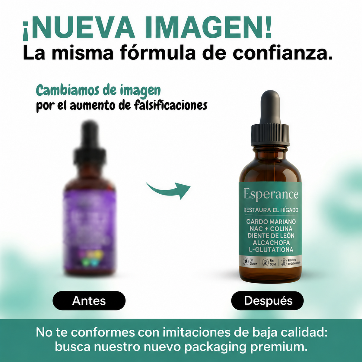 Esperance Apoyo hepático completo para restaurar la energía y la vitalidad