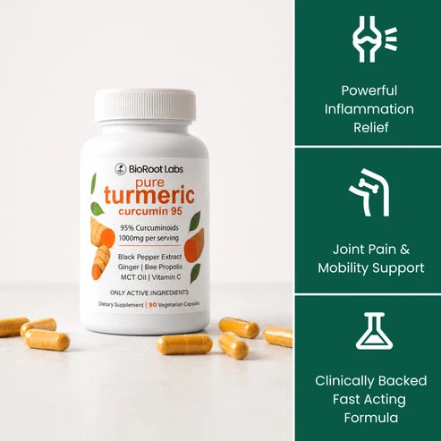 Muévete mejor con cúrcuma y curcumina (1000 mg)